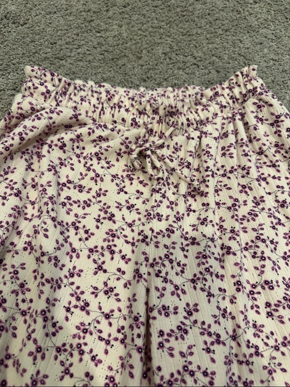 Aerie Off-Duty Pointelle Trouser PJ (XS, Pink Petal) - Picture 10 of 11